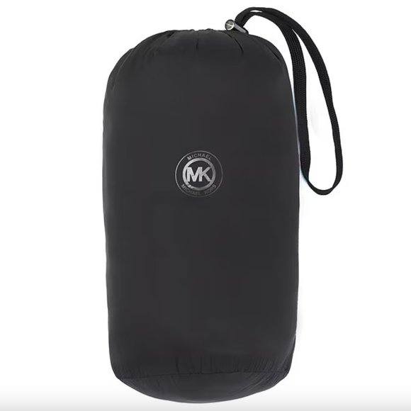 MICHAEL Michael Kors Packable Hooded Curve Down Quilted Coat Navy Size S - Picture 4 of 16